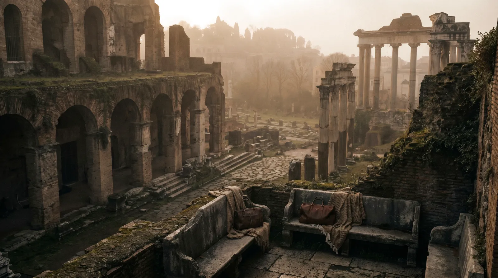 The Roman Forum at first light
